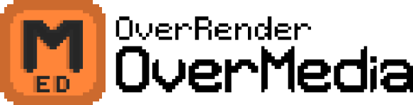 Banner logo of OverMedia 2022 (Rounded)